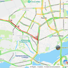 В Казани на выезде на Горьковское шоссе собралась пробка в 3 километра