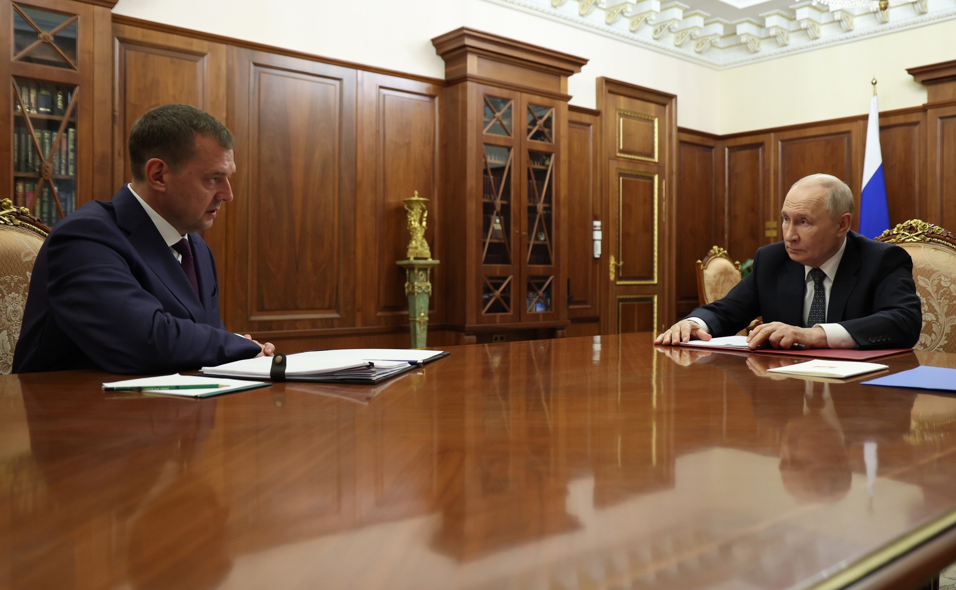 Евгений Балицкий и Владимир Путин
