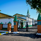 Минниханов побывал в старейшей татарской мечети Петропавловска в Казахстане