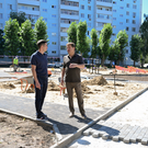 Метшин оценил благоустройство двора на проспекте Победы – он рассчитан на 1,4 тысячи казанцев