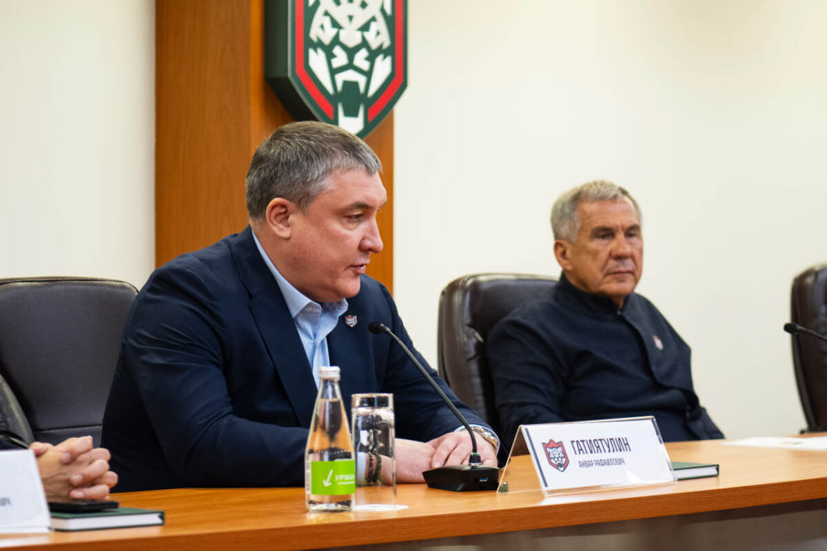 Анвар Гатиятулин и Рустам Минниханов