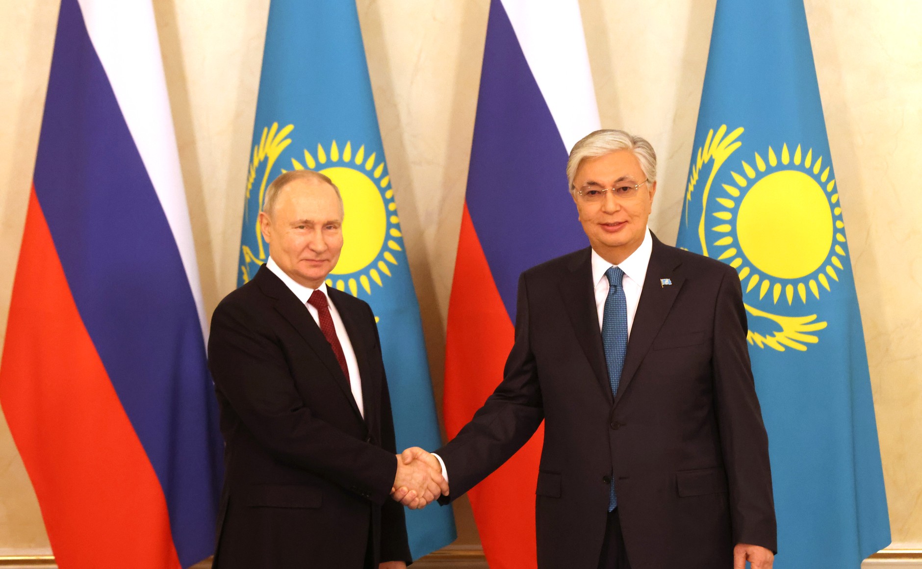 Владимир Путин и Касым-Жомарт Токаев