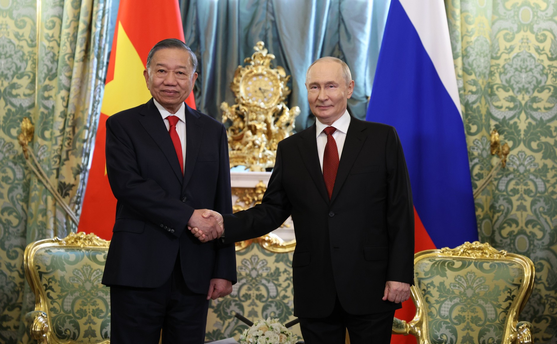 То Лам и Владимир Путин