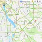 В Казани на проспекте Универсиады собралась пробка в три километра. Затор образовался и на трассе М7 около Дербышек